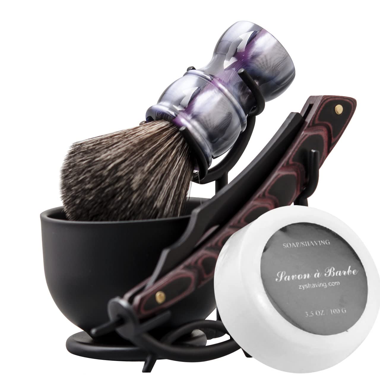 Grandslam shaving kit leather strop highlights durable edge care