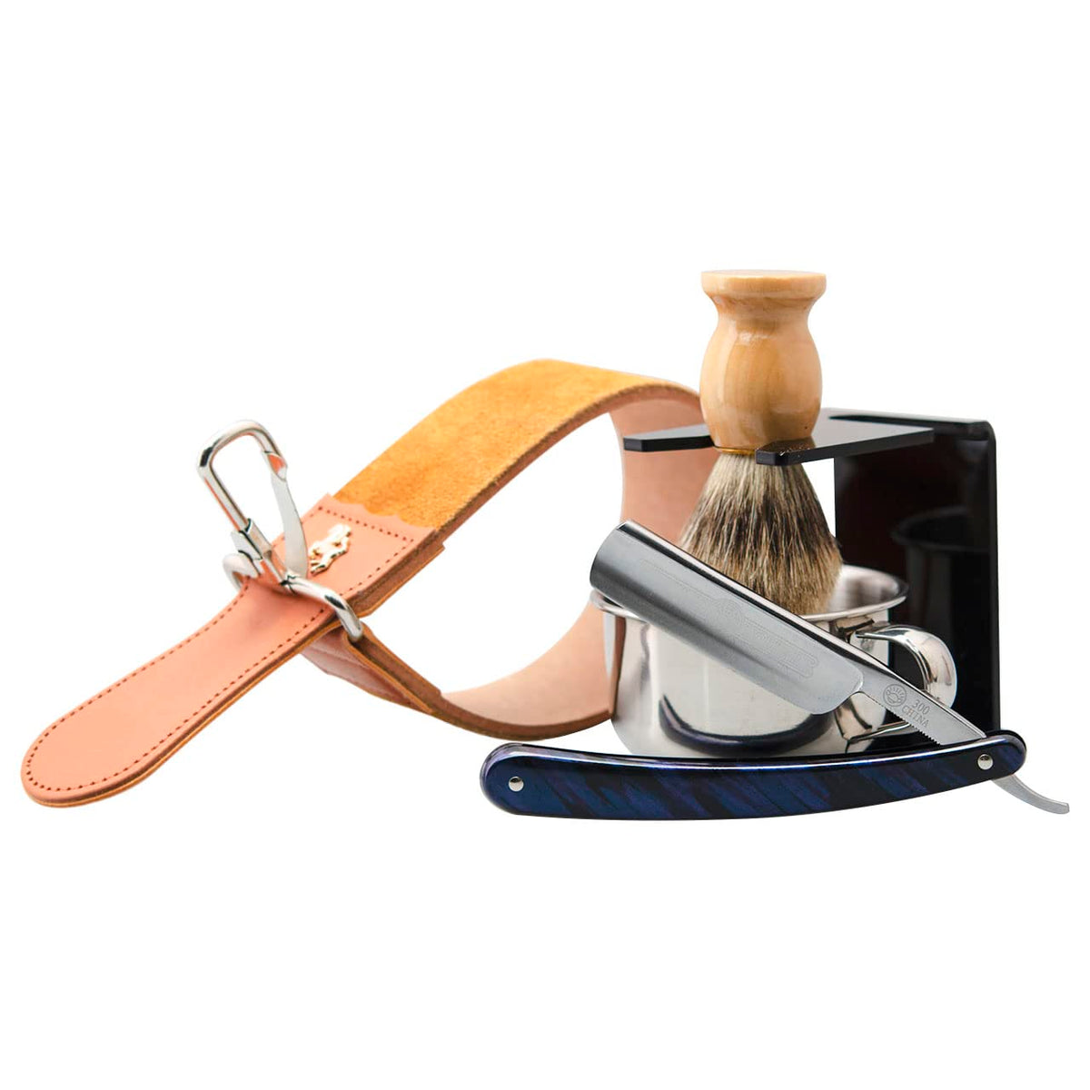 Grandslam Gold Dollar 300 razor ready for a precise traditional shave