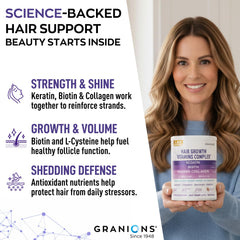Granions collagen peptides powder for hair health