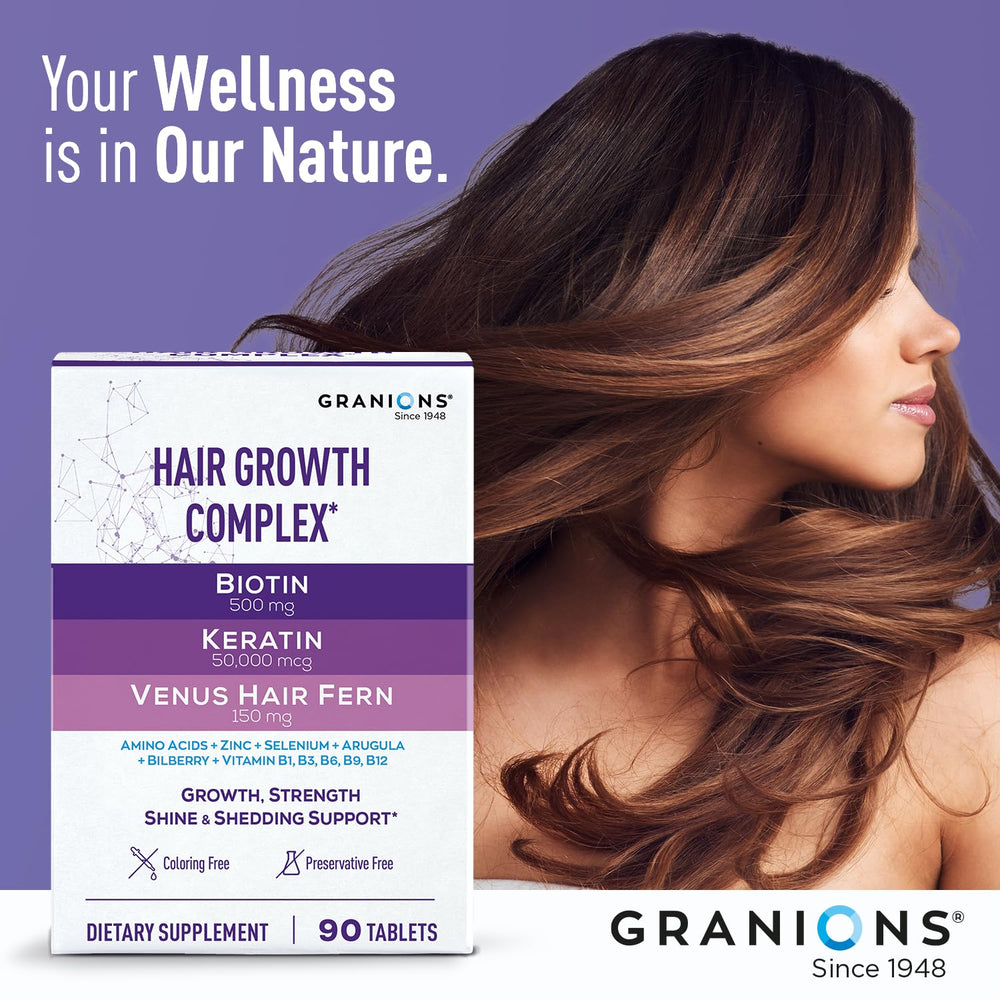 Granions tablets being poured for convenient daily use.