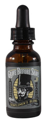 Grave Before Shave Gentlemen's Blend beard oil bottle nourishes skin under the beard.