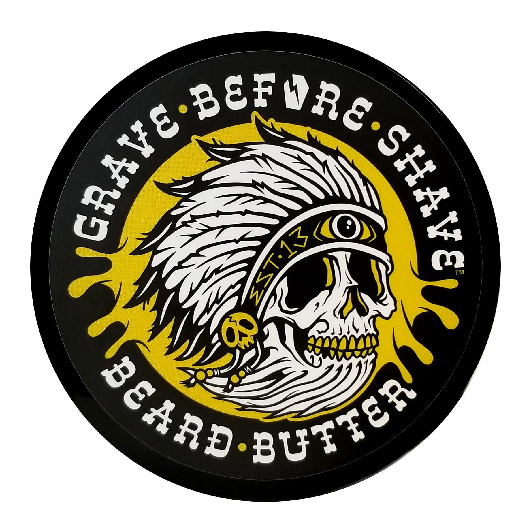 Grave Before Shave Teakwood beard butter application showing easy rub-in technique