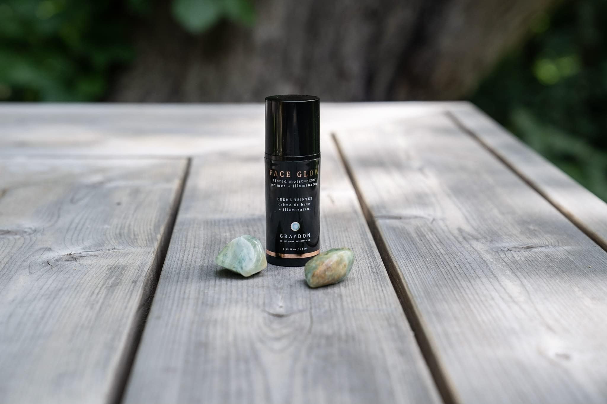 Graydon Face Glow pump dispense simplifies one-step makeup prep.
