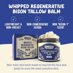 Grazly balm applied to face for non-greasy hydration