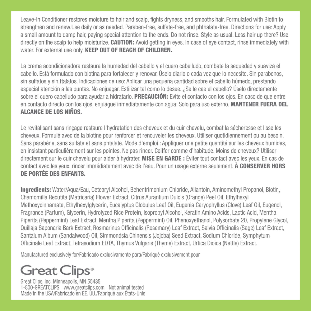 Great Clips Latitude pump dispenser highlights easy application for grooming.