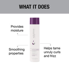 GREAT CLIPS Solutions Moisturizing Conditioner dispense pump demonstrates easy application.