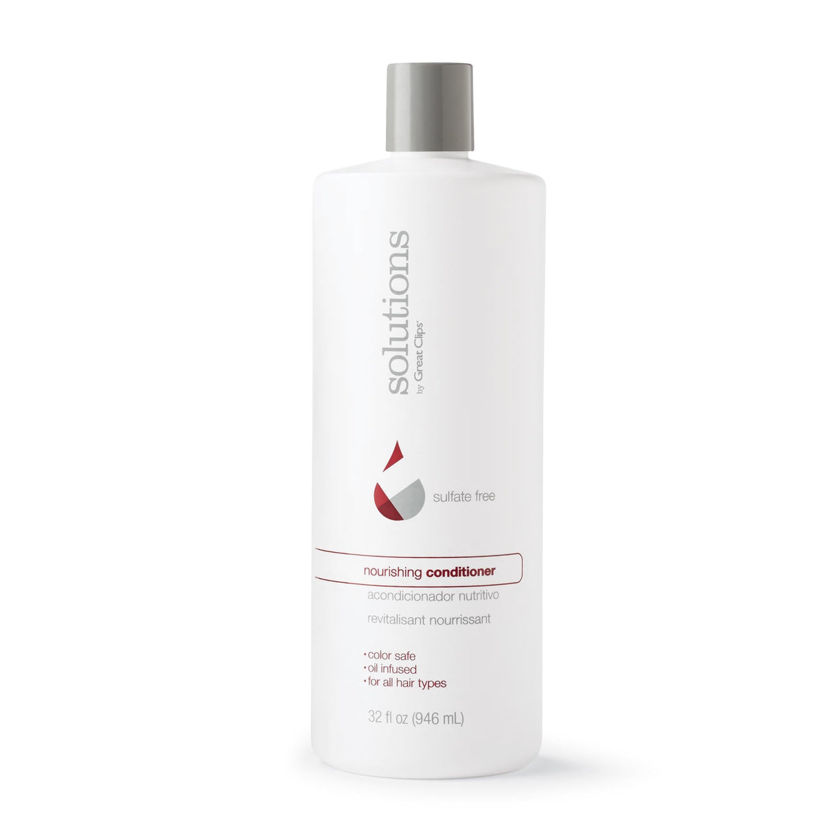 GREAT CLIPS Nourishing Conditioner bottle with argan oil for hydration