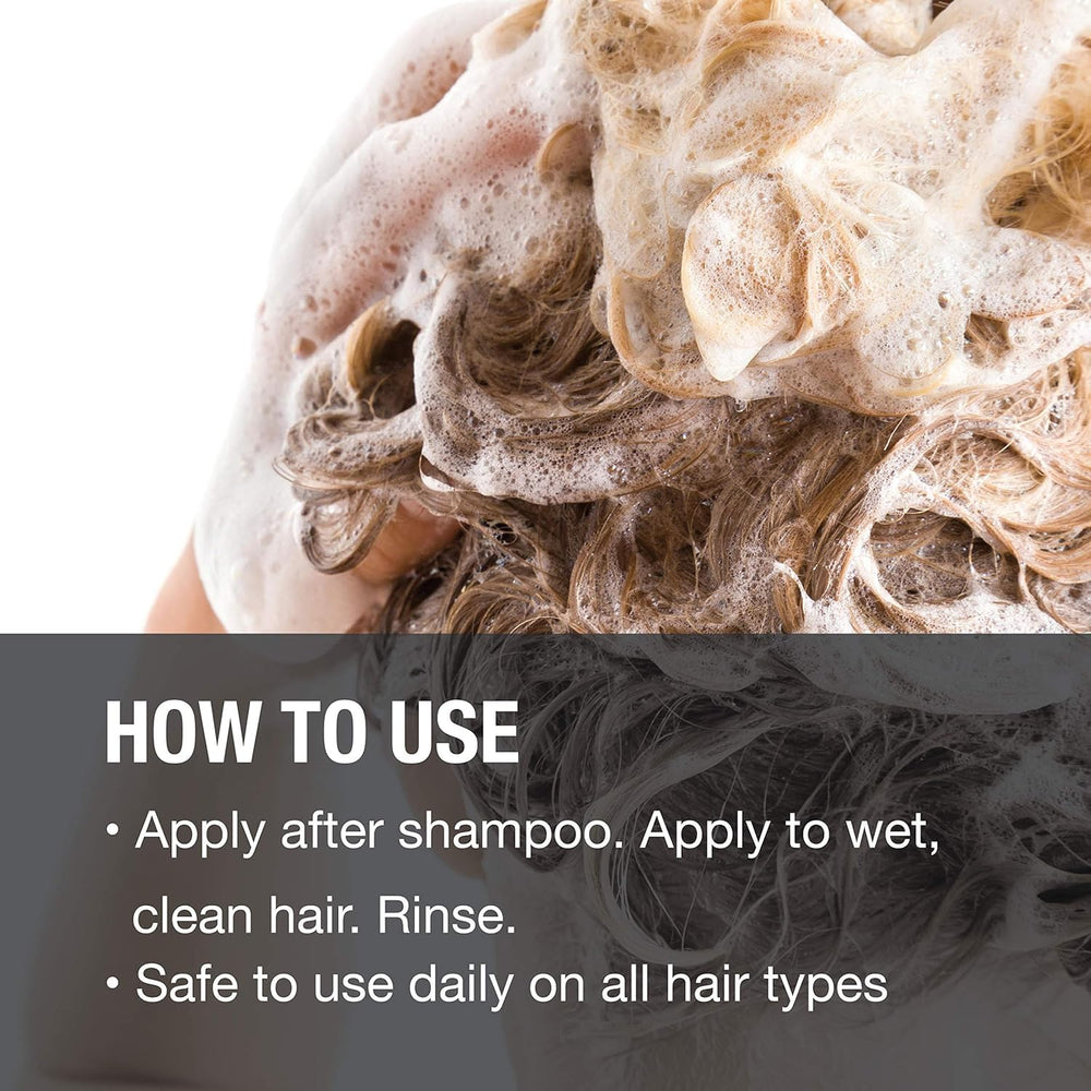 Detangled, smooth-looking hair after using GREAT CLIPS conditioner