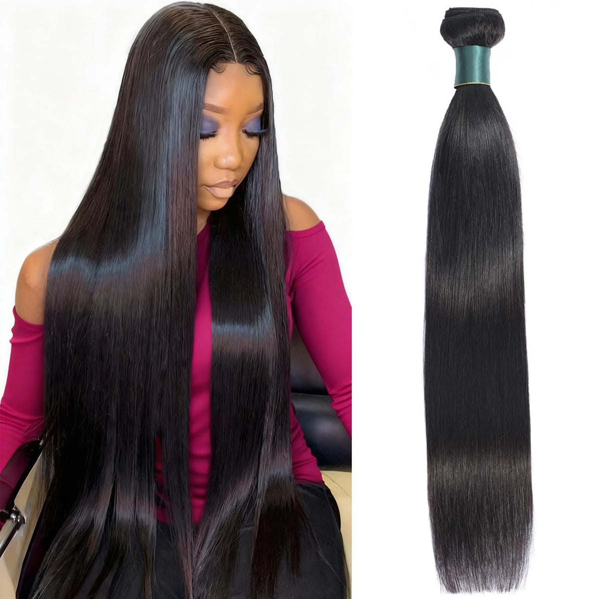 Great Grace Brazilian straight hair bundle 20 inch for full sew-in look
