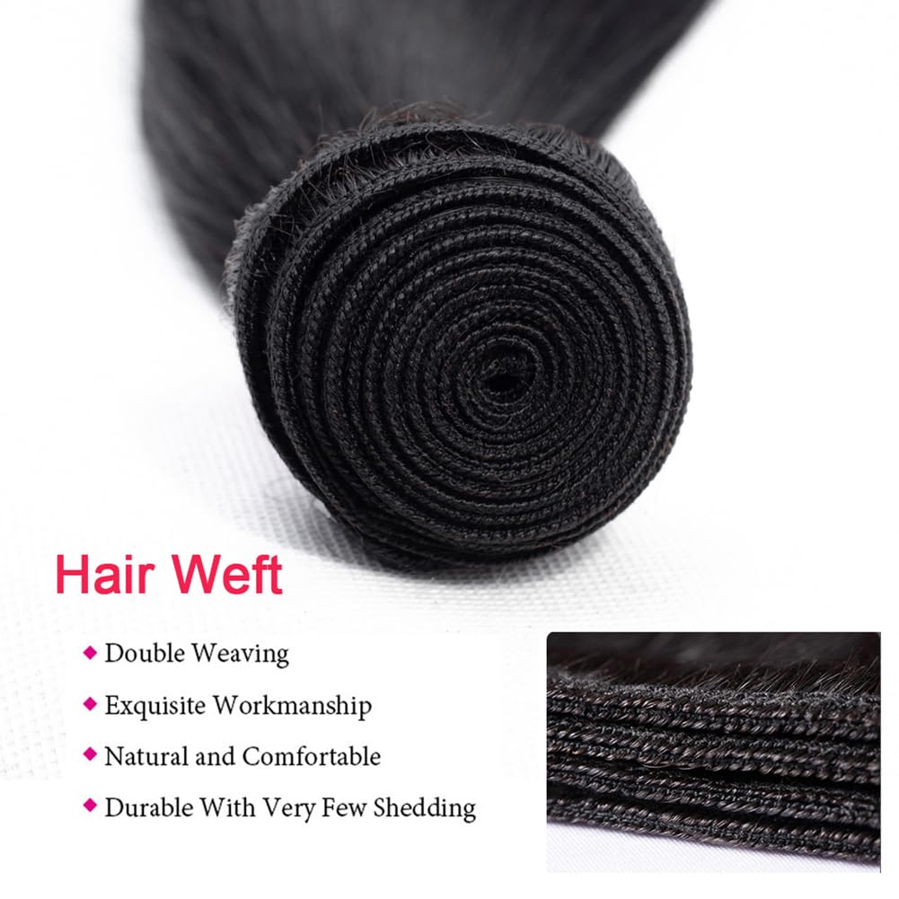 Great Grace natural black 1B bundle ready for styling and dye
