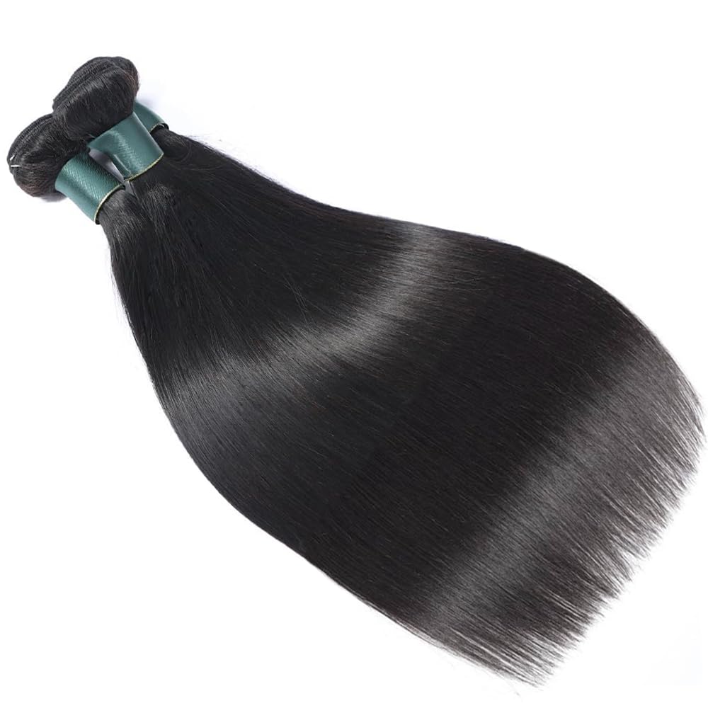 Great Grace 18-inch Brazilian straight bundles for versatile sew-ins and long-lasting body.