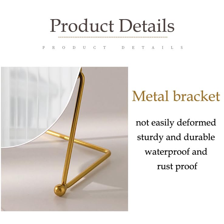 GREATCICI gift vanity mirror adds glamour to any room as a decorative piece.