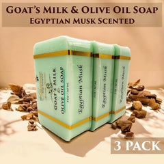 Grecian Soap Company goat milk olive-oil bar with smooth lather for skin nourishment