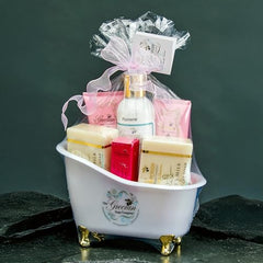 The Grecian Soap Company goat milk olive oil soap with plumeria—softens dry skin