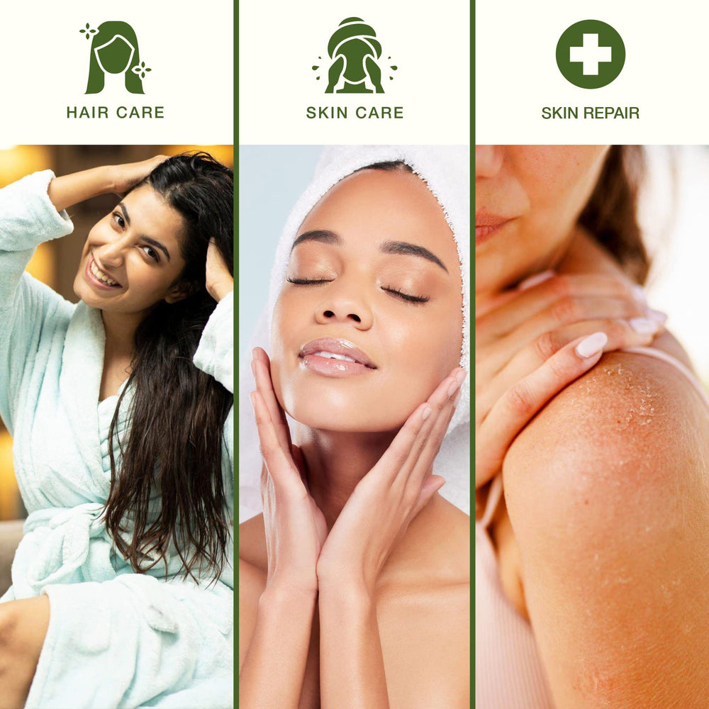 Green Leaf Naturals after sun spray cools sun-exposed skin.