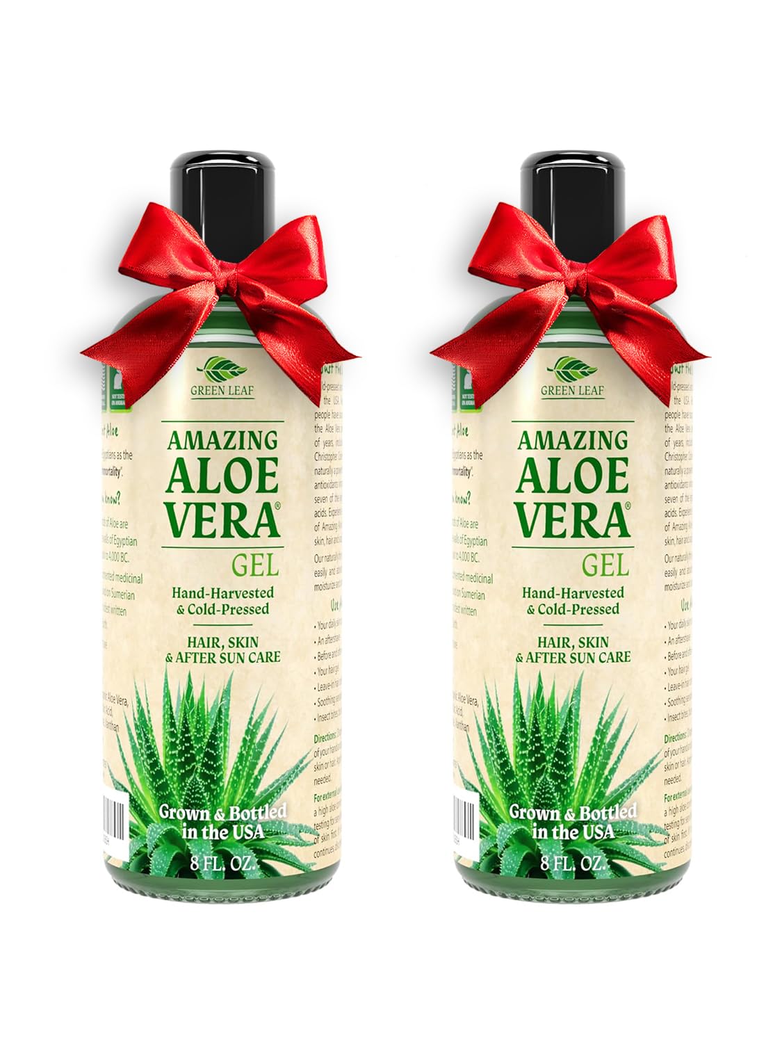 Green Leaf Naturals Aloe Gel used in a simple skincare routine