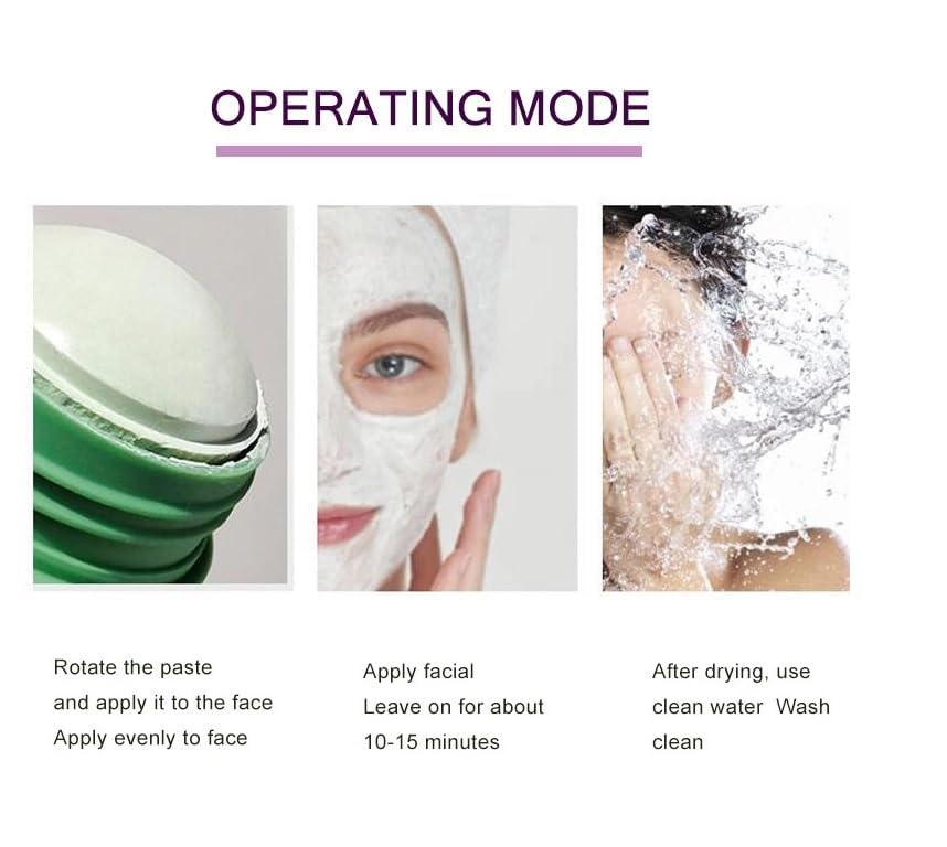 Green Mask Stick 40 g compact bottle fits travel routines.
