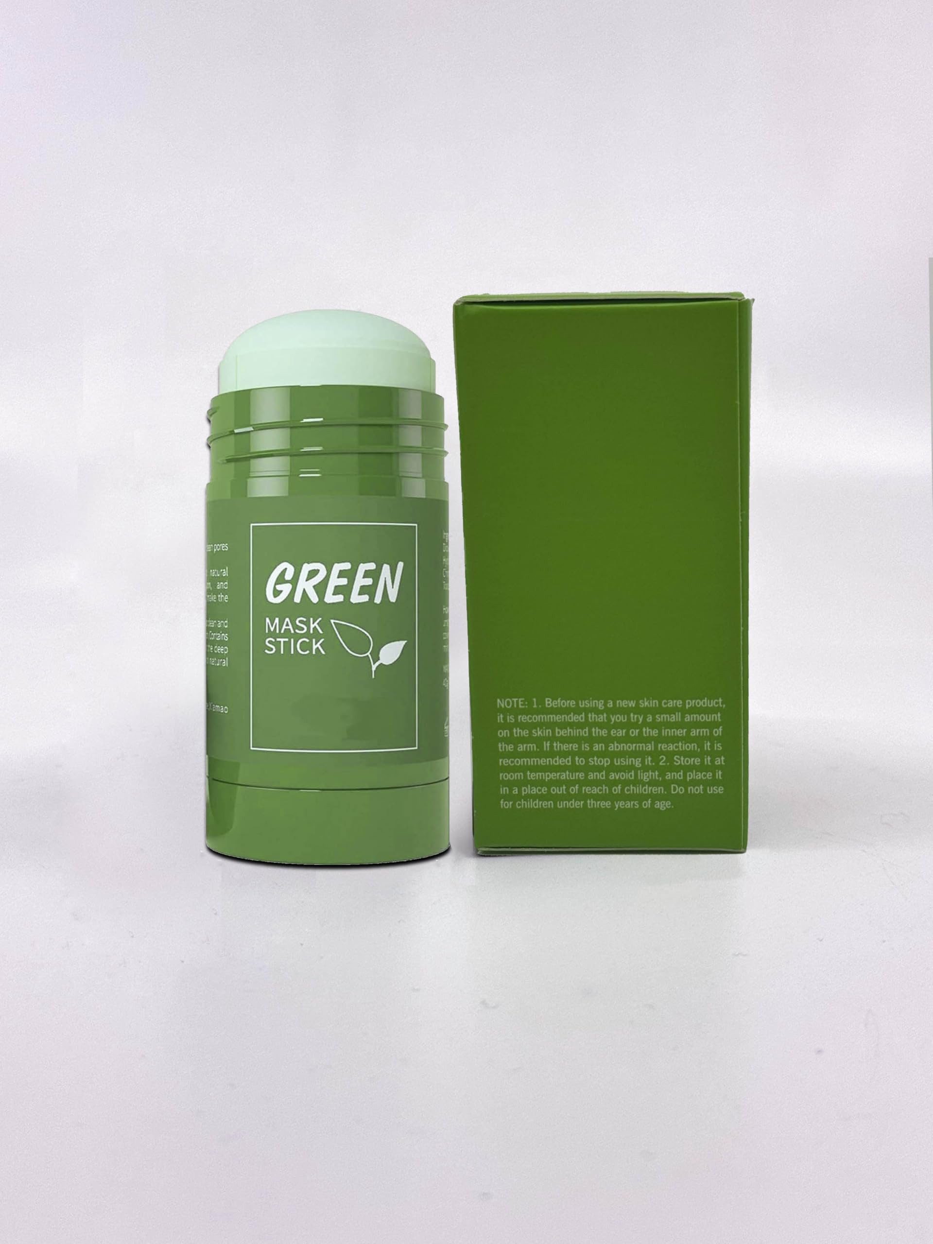 Green Mask Stick helps purify pores and balance oil for clarity.