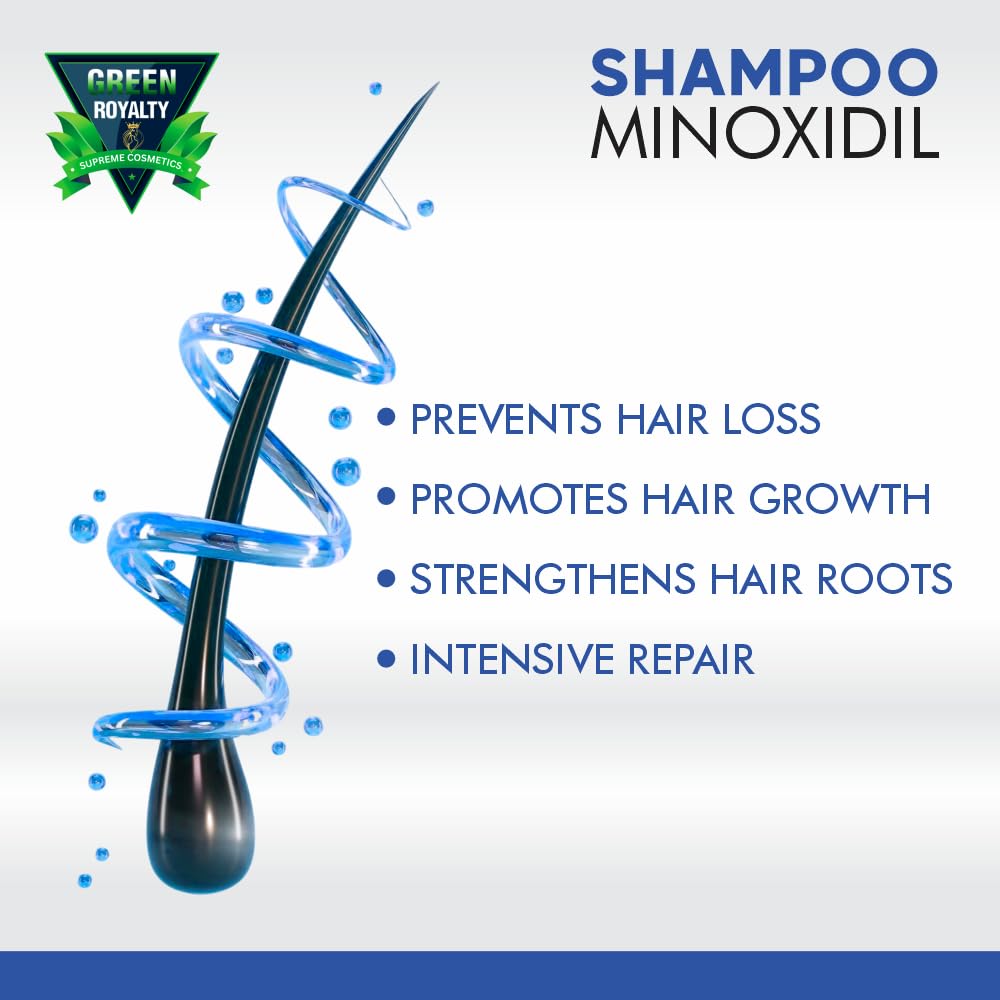 GREEN ROYALTY sulfate-free tag indicating gentle cleansing for all hair types.