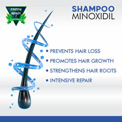 GREEN ROYALTY sulfate-free tag indicating gentle cleansing for all hair types.