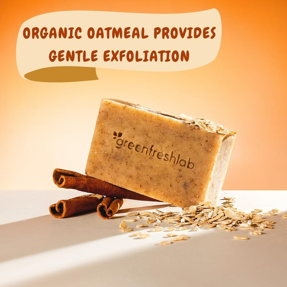 Greenfreshlab natural oil blend bottle highlights nourishing ingredients for daily skincare.