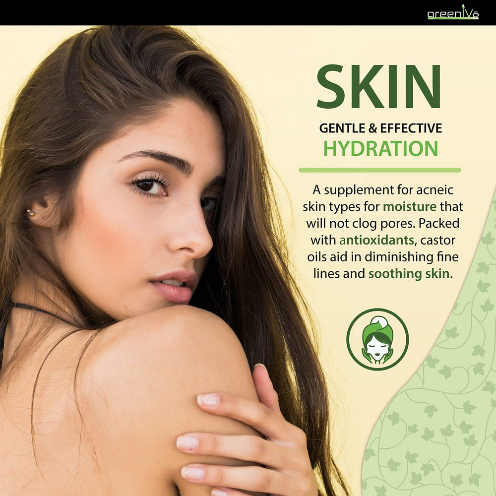 GreenIVe castor oil 16oz pack for bulk refills
