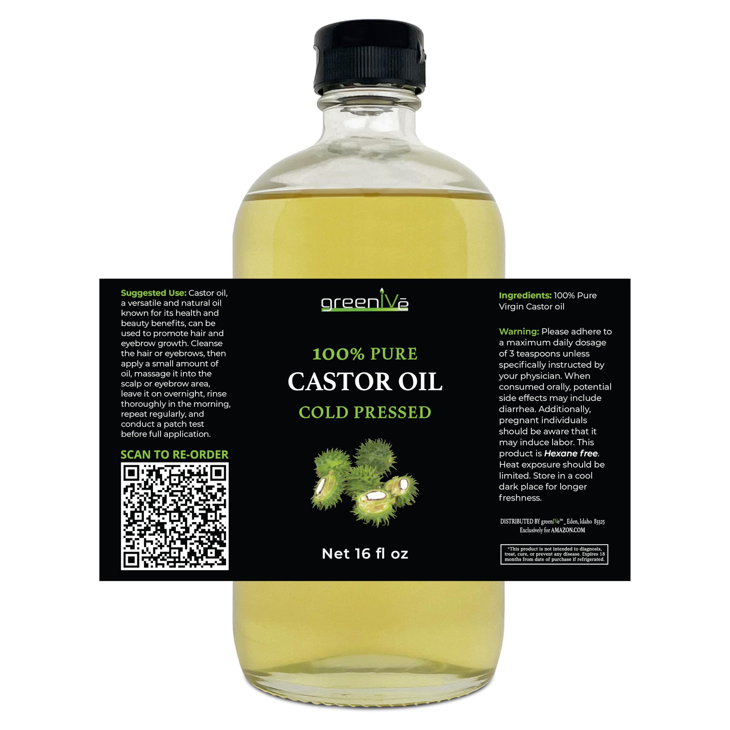 GreenIVe castor oil eyelash applicator for targeted lash conditioning