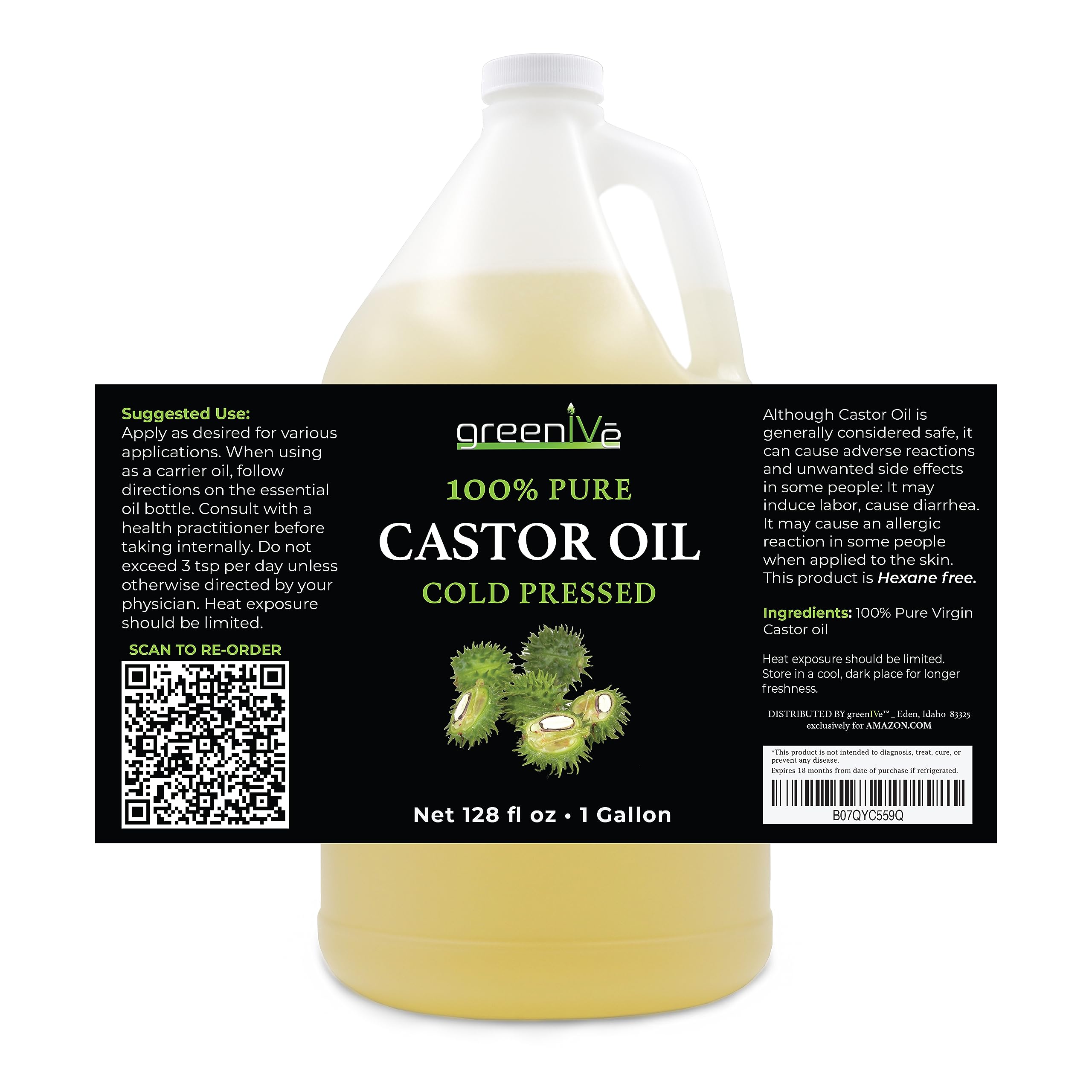 GreenIVe Castor Oil dropper and applicator ideal for brows and lashes.