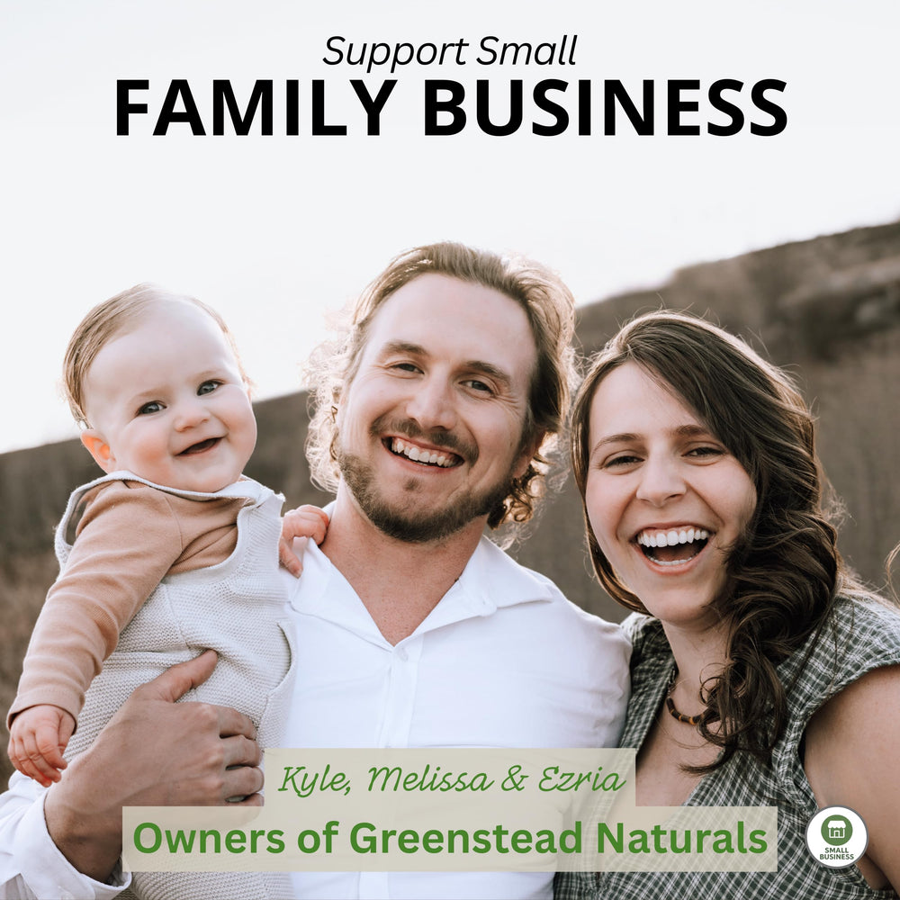 Greenstead Naturals family care story photo captures approachable skincare for all ages.