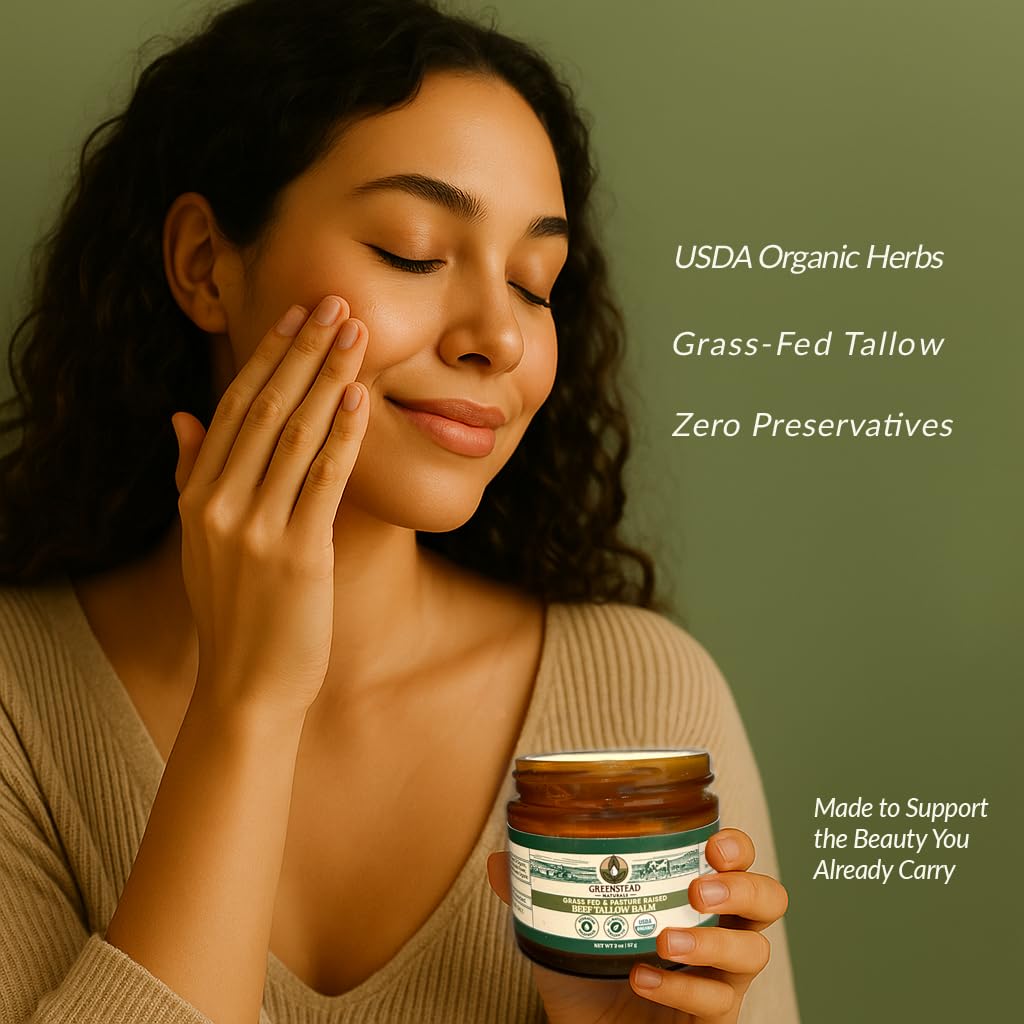 Greenstead Naturals unscented balm on skin illustrates everyday comfort without fragrances.