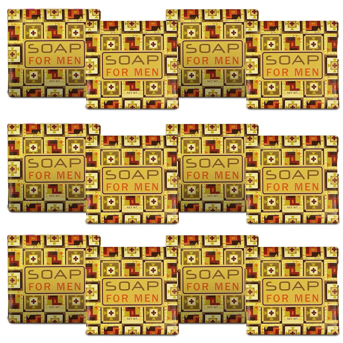 Greenwich Bay 12-pack 1.9oz soap bars neatly arranged for hotel guest bathrooms.