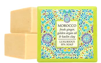 Greenwich Bay Destination Exfoliating Spa Soap Paris—lavender blend for spa-like serenity