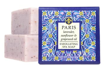 Greenwich Bay Destination Exfoliating Spa Soap Sicily—lemon oil for bright, refreshing skin