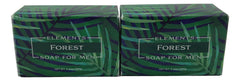 Greenwich Bay Forest Elements Soap two bars set, showcasing value for daily grooming