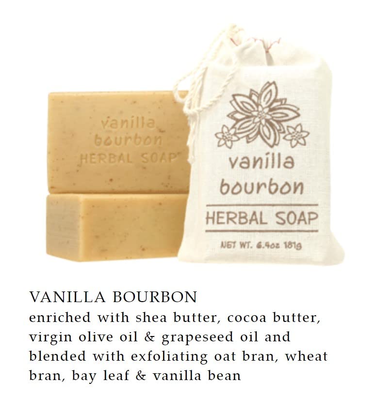 Greenwich Bay Herbal Bar Soap Tobacco Flower offers earthy aroma and soft exfoliation.