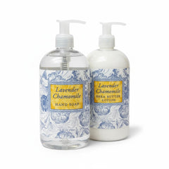 Greenwich Bay Lavender Chamomile hand soap bottle with calming botanicals for daily cleansing