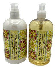 Greenwich Bay Lemongrass Tea hand soap bottle for refreshing cleanse and moisture