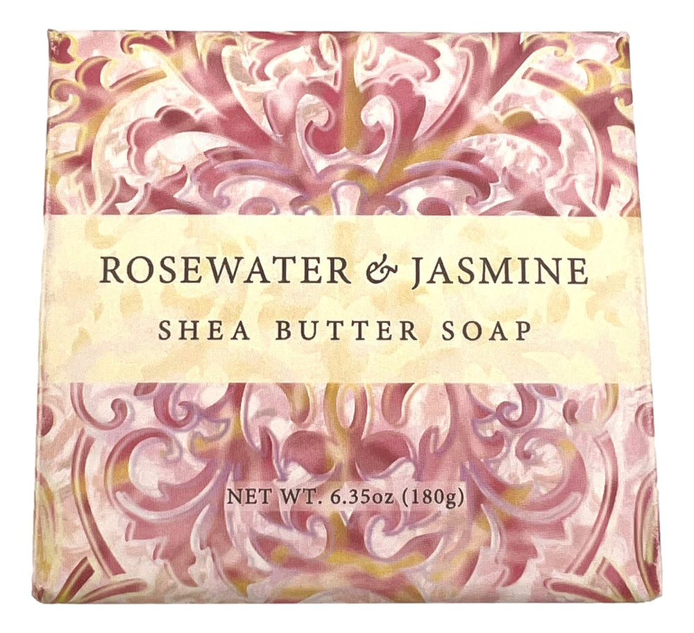 Greenwich Bay Rosewater Jasmine Dusting Powder with Puff for a light, refreshing after-bath scent.