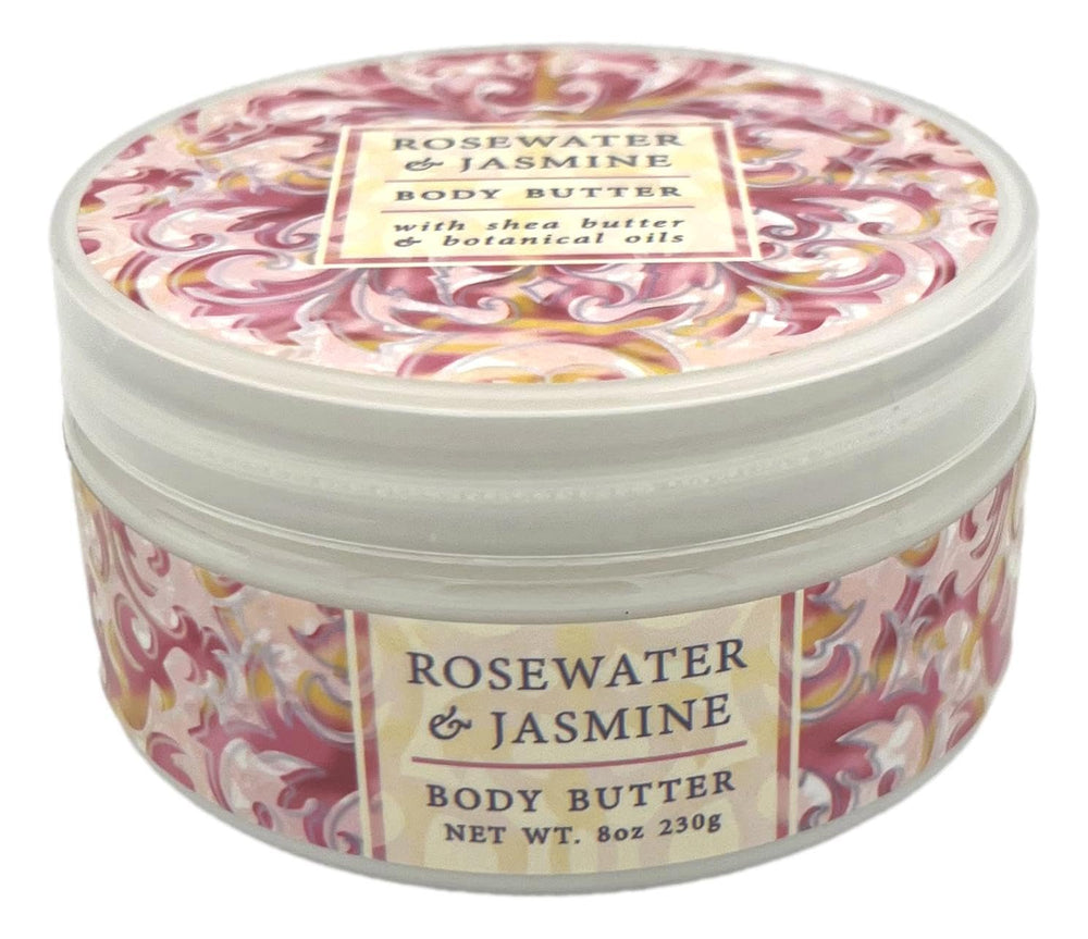 Greenwich Bay Rosewater Jasmine Spa Soap bar with shea butter for a luxurious cleanse.