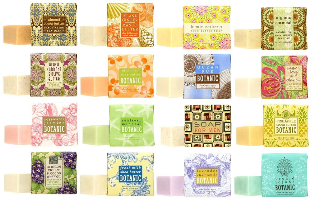 Greenwich Bay Soap Sampler 16-pack-1-9oz-bars for easy scent exploration and gifting.