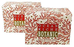 Greenwich Bay Ocean Riche two 10.5 oz soap bars with shea butter for daily cleansing