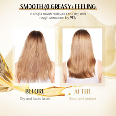 GREEONIL vitamin E rich oil bottle highlights nourishing shine
