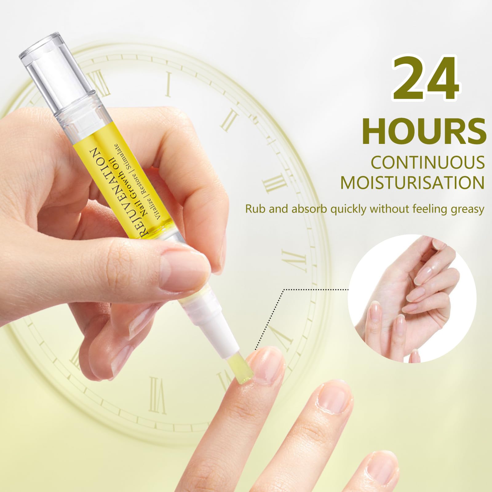 Grenben nails file included for smoother shaping during routine care.