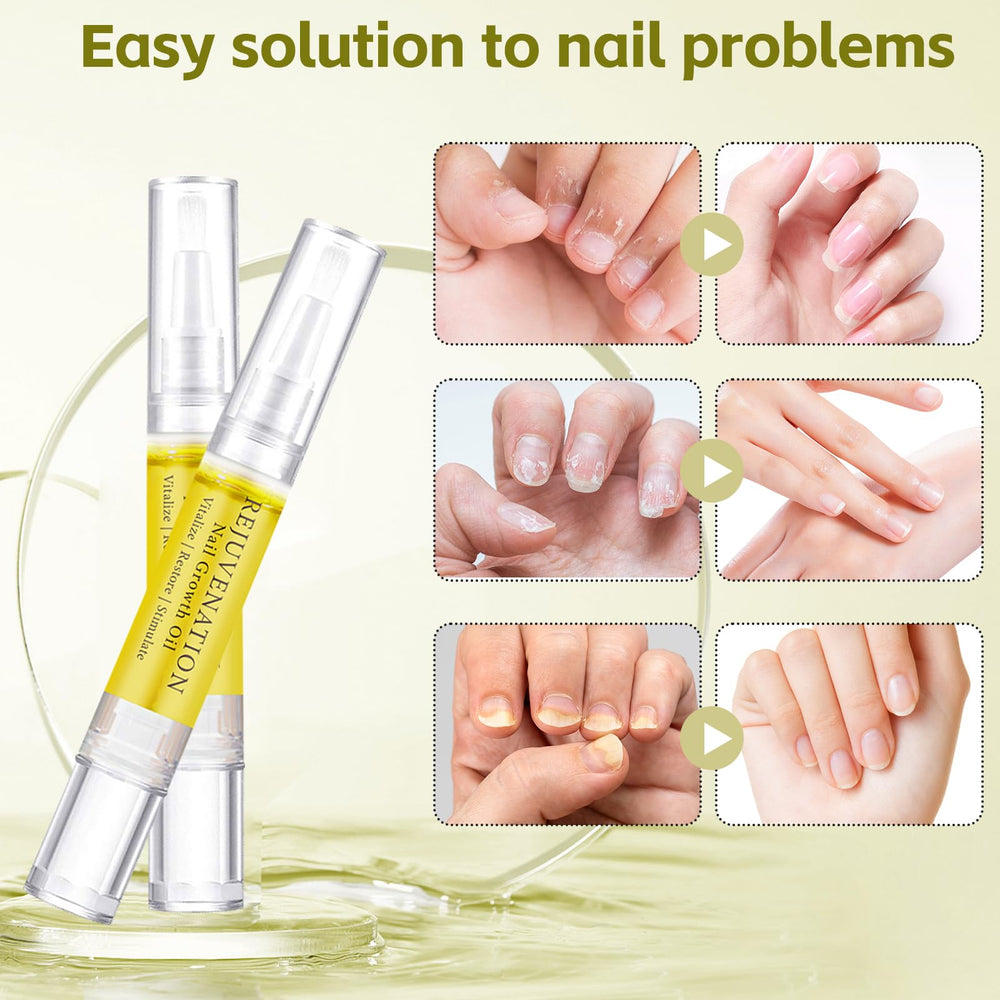 Grenben Rejuvenation Nail Growth Oil pen showing precise application.