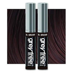Greyfree root touch-up bottle delivers precise gray root coverage for a natural look