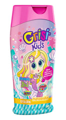 Grisi Manzanilla Kids Shampoo foam texture during bath time for easy washing.