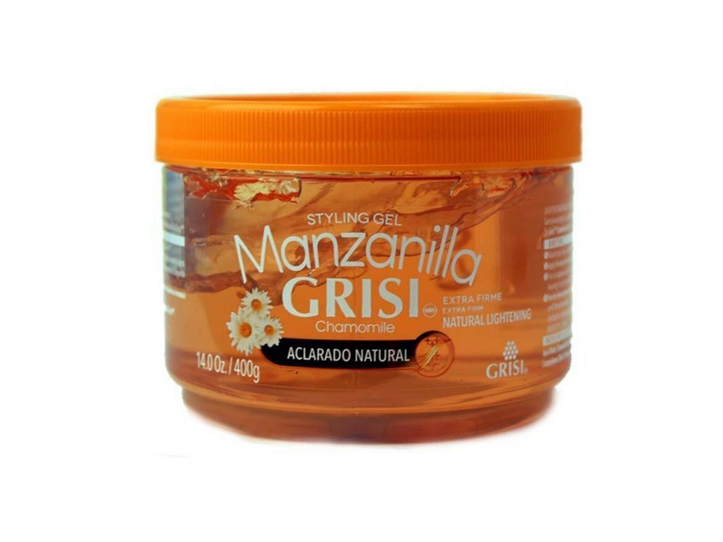Grisi Manzanilla Style Gel bottle for light hold and natural shine
