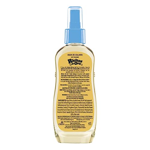 Grisi Ricitos Oro cap highlights premium design for controlled spray.
