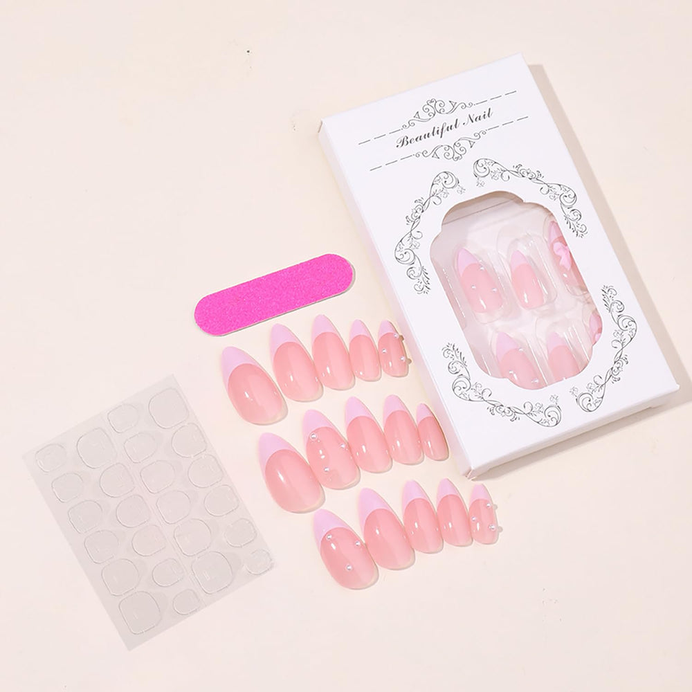 GRITOSE full-cover pink nails collection for versatile styling