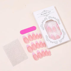 GRITOSE full-cover pink nails collection for versatile styling